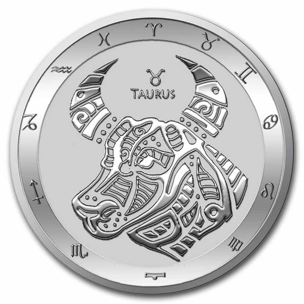 Stříbrná mince 1 oz Taurus Zodiac Limitovaná edice