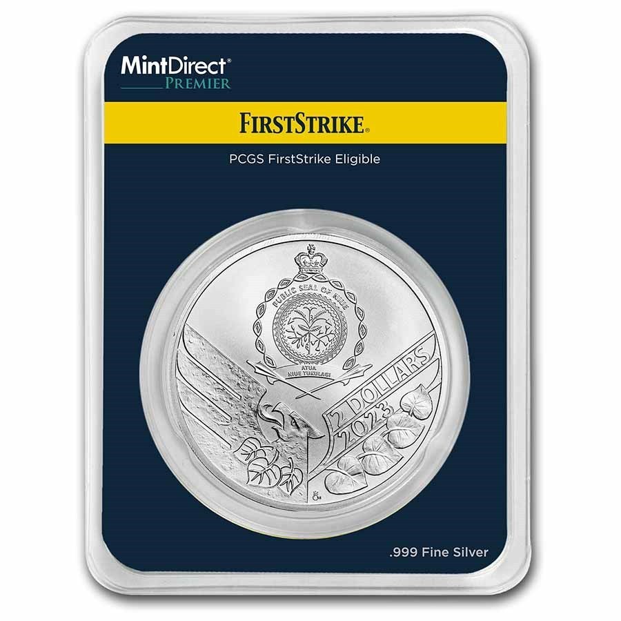 Stříbrná mince 1 oz Český lev 2023 Apmex MintDirect® PCGS