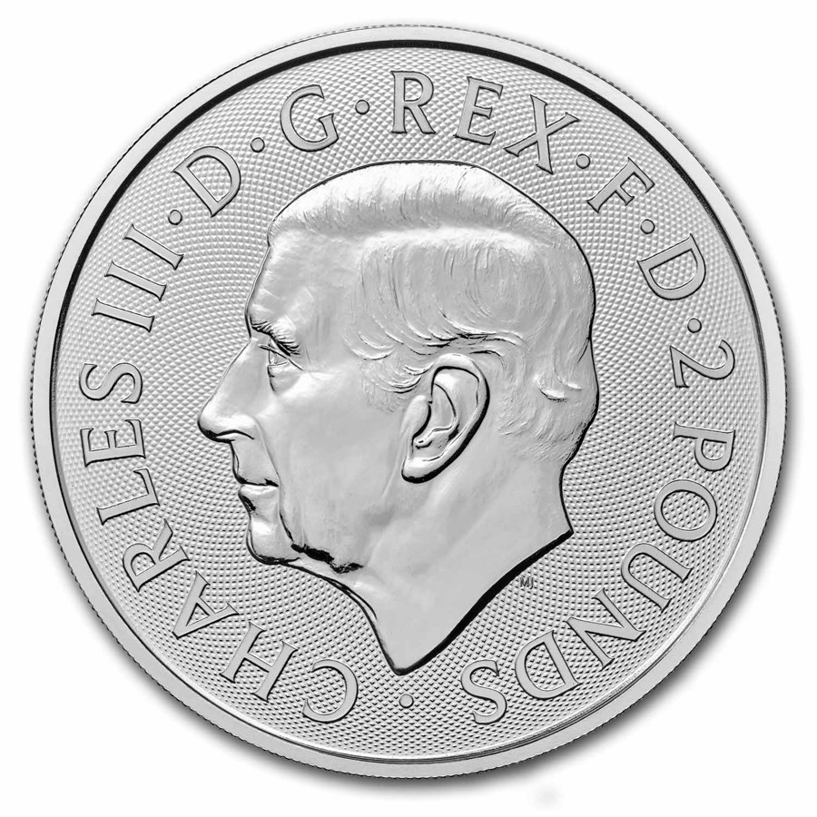 Stříbrná mince 1 oz Britannia 2024 Král Karel III.