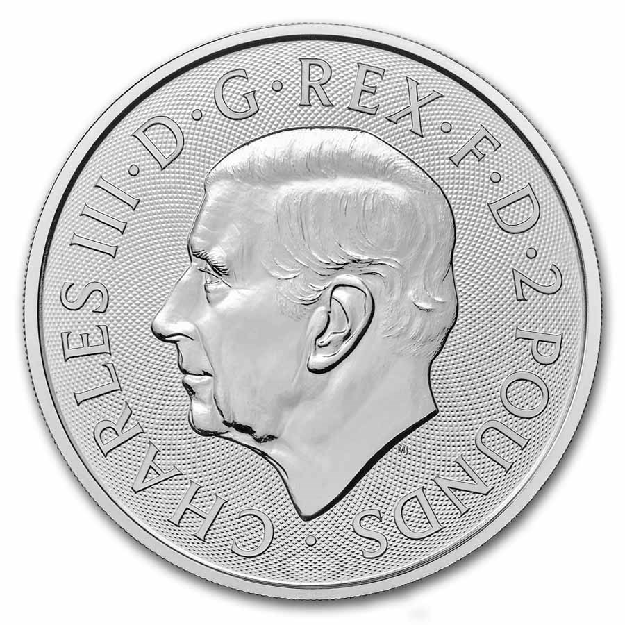 Stříbrná mince 1 oz Bitannia a Liberty 2024 BU