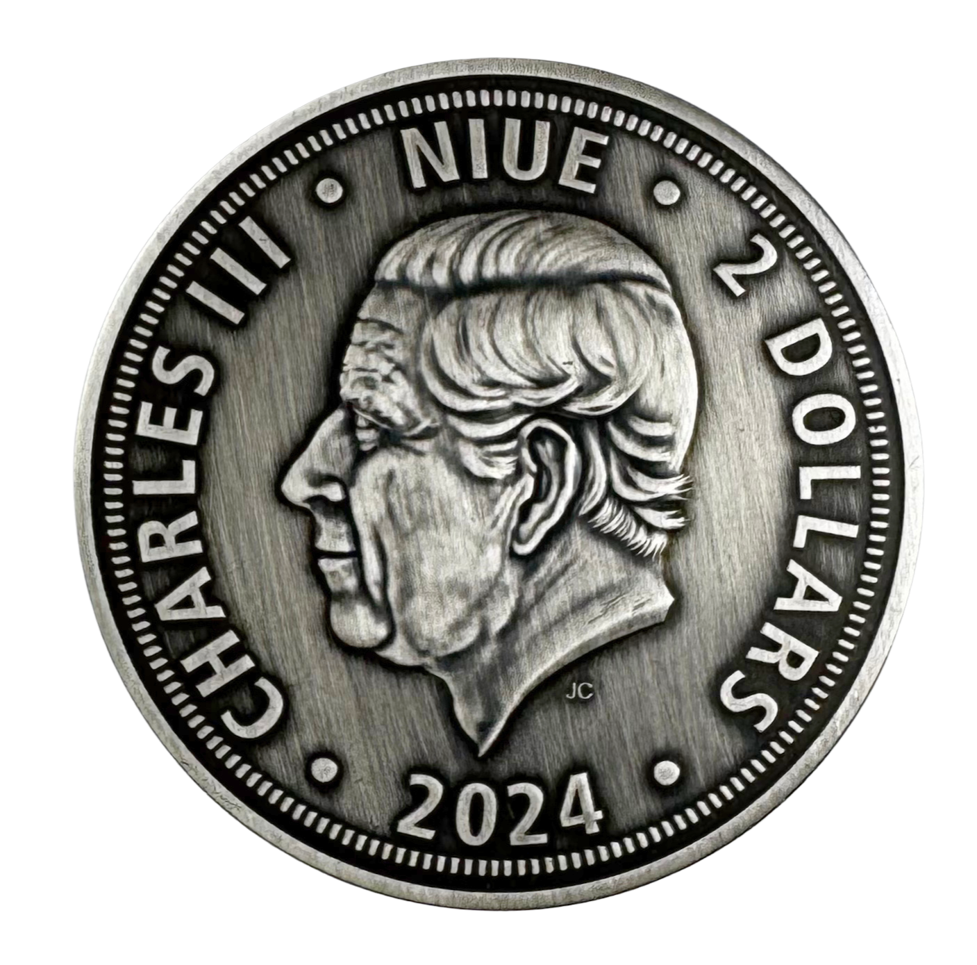 Stříbrná mince 1 oz Český lev 2024 Finish Antique