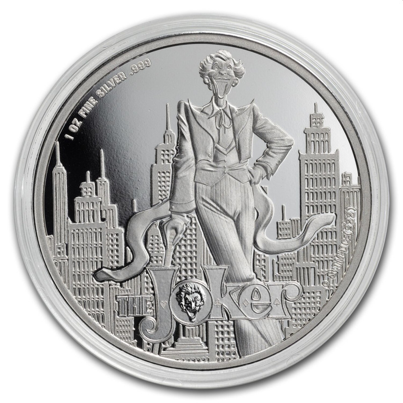 Stříbrná mince 1 oz Joker - DC Comics