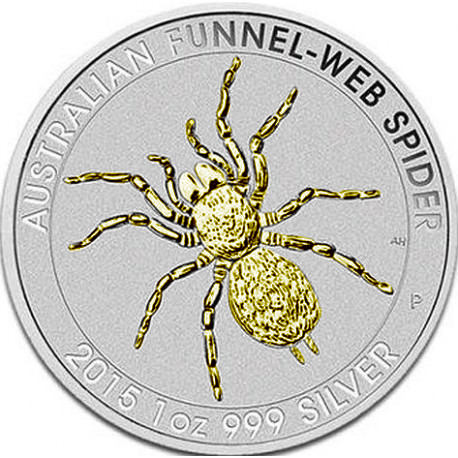  Stříbrná mince  Spider 1 oz 2015