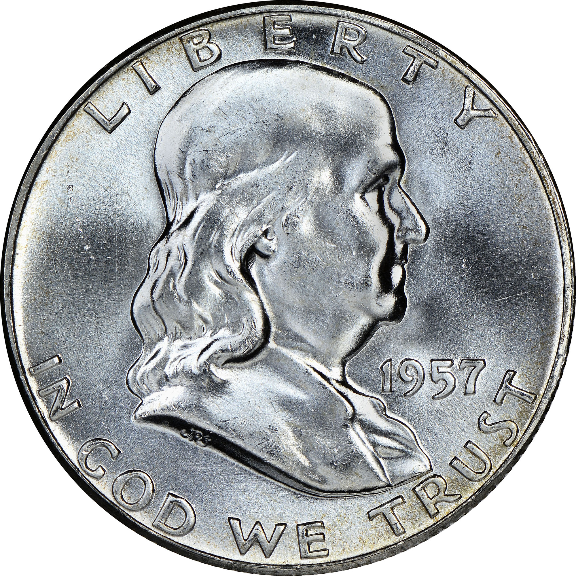 Stříbrná mince USA Franklin Half Dollar