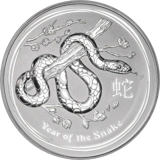 Stříbrná mince 1000 g Rok Hada Lunární série II 2013