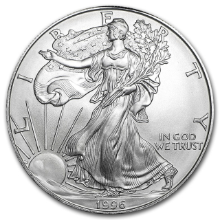 Stříbrná mince 1 oz U.S. Eagle 1996 BU